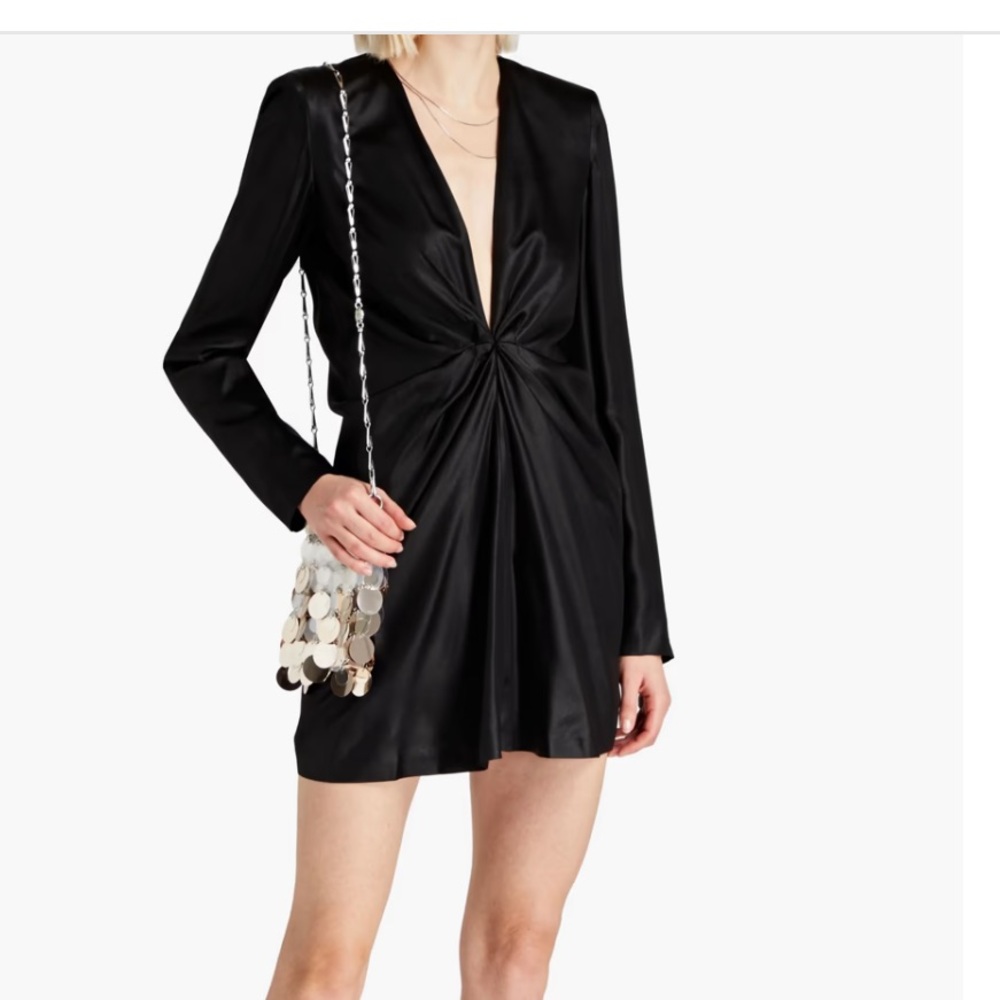 Gauge81 Plunge Neckline Mini Dress